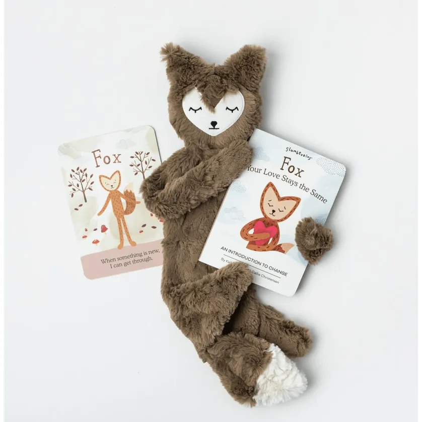 Slumberkins Maple Fox Snuggler Bundle - Family Change