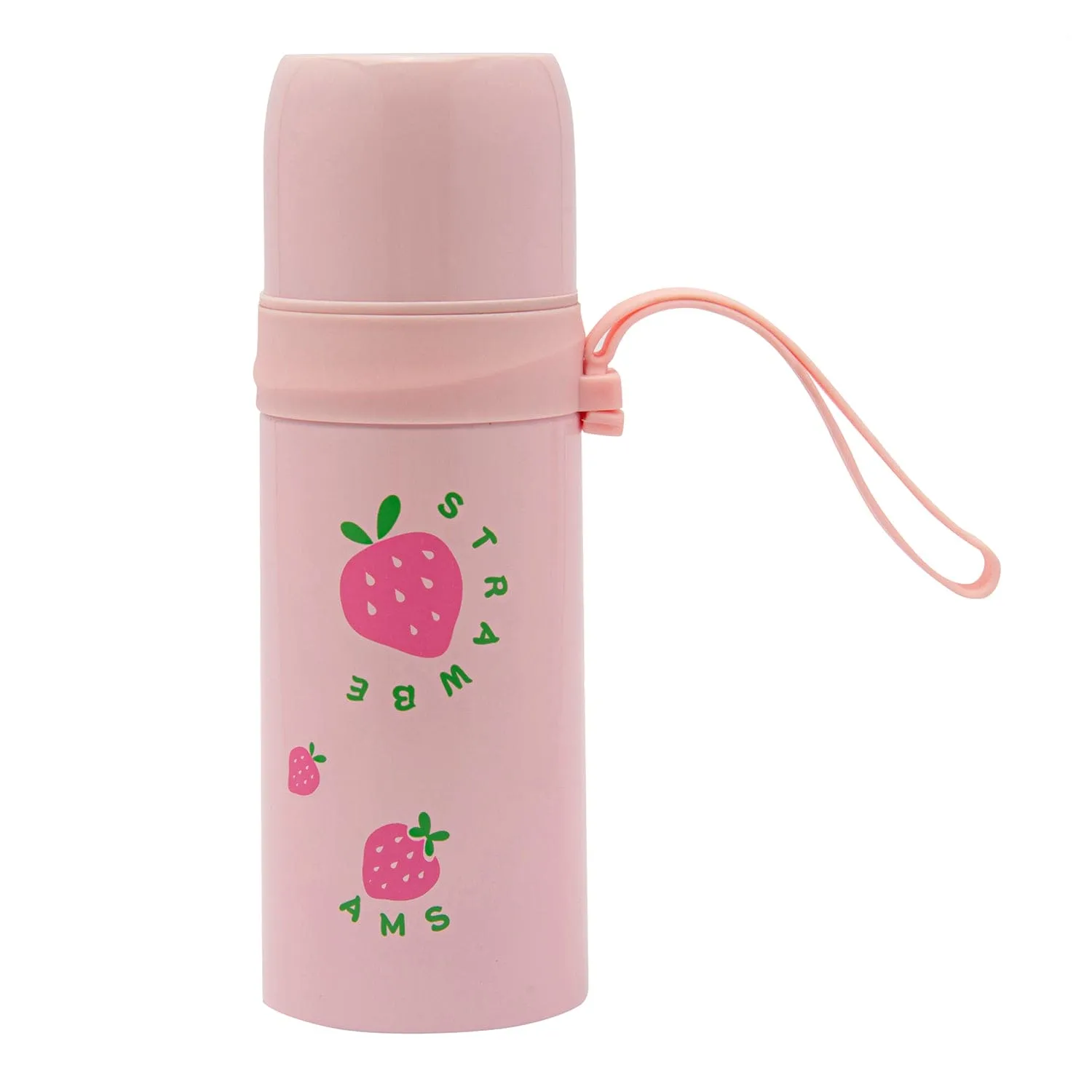 Strawberry Pink 350 ml Stainless Steel Flask