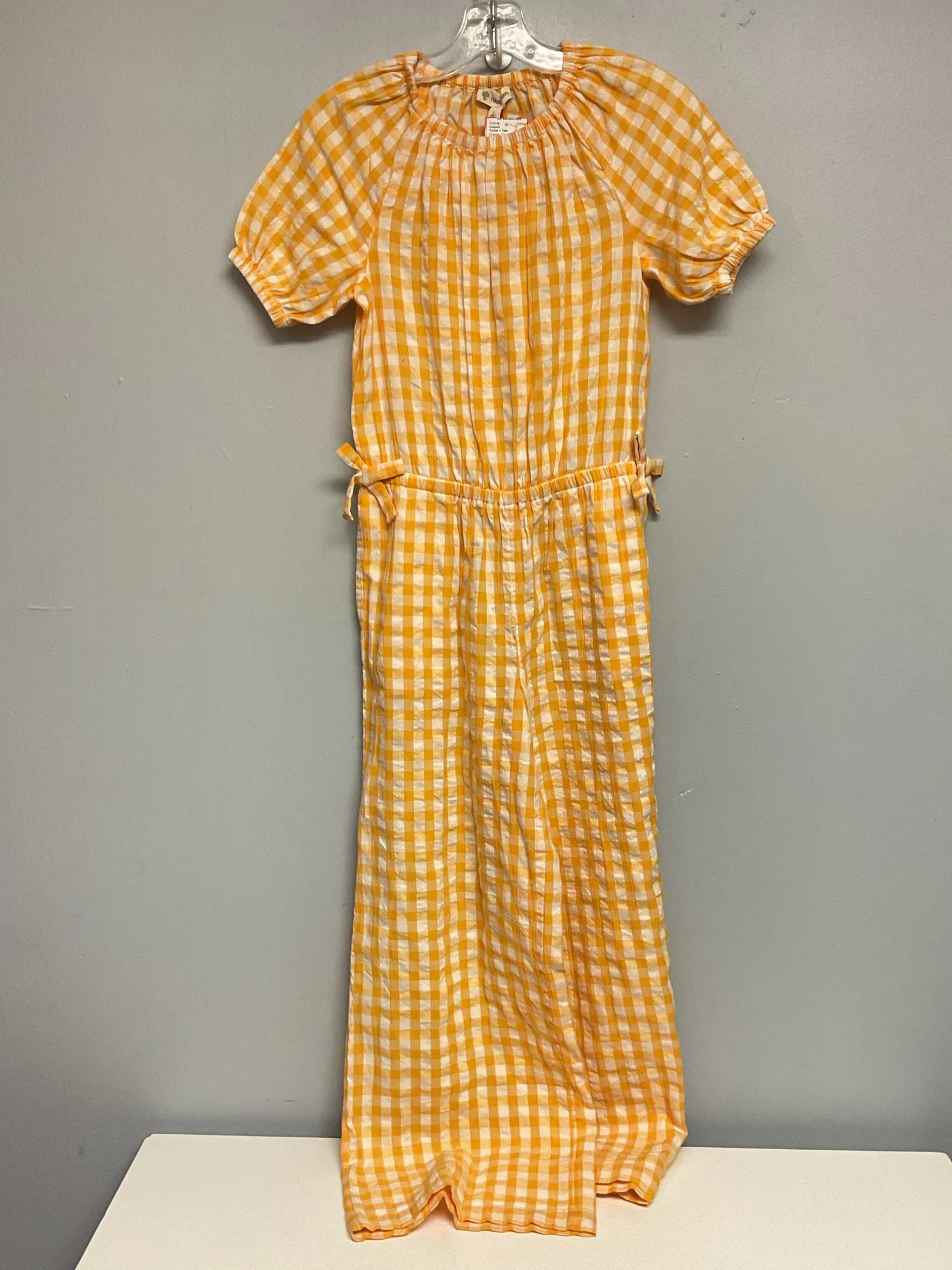 Tucker   Tate Size 8 Orange Cotton Big Girls Jumpsuit