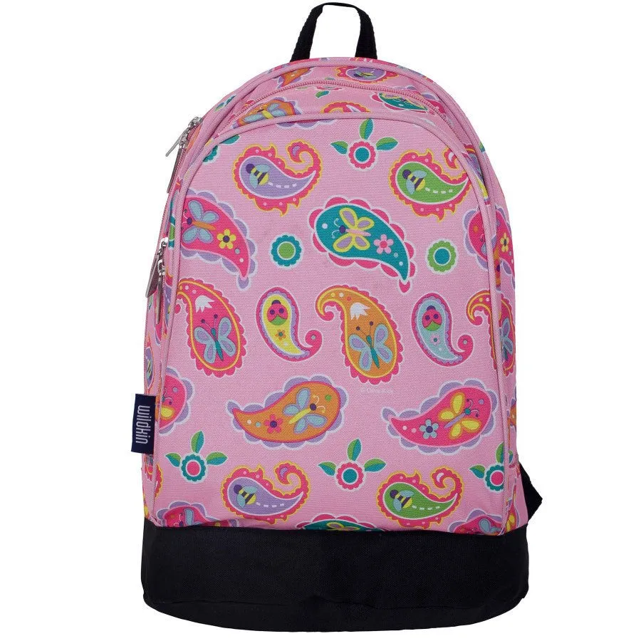 Wildkin Olive Kids Paisley Sidekick Backpack School Bag