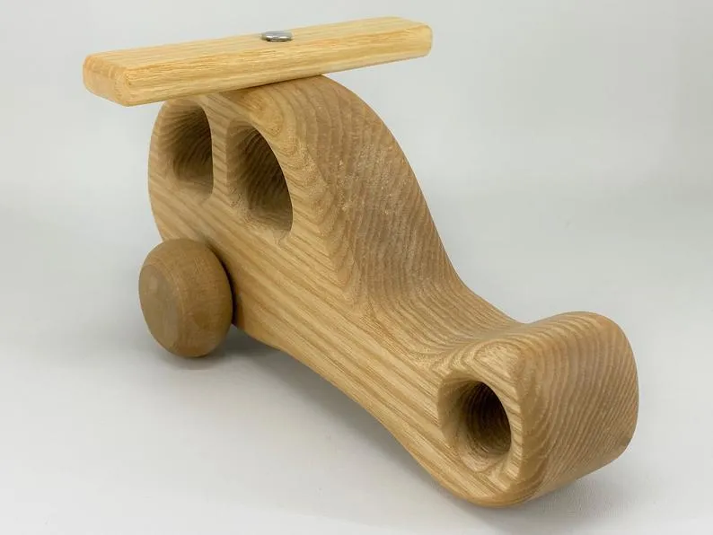 Wooden Toy Helicopter