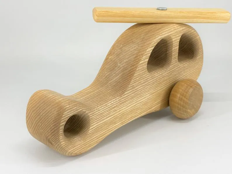 Wooden Toy Helicopter
