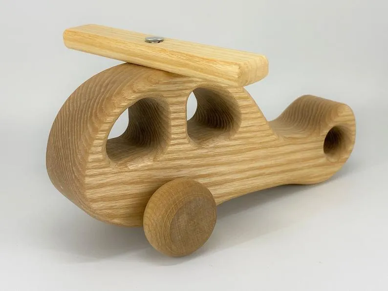 Wooden Toy Helicopter