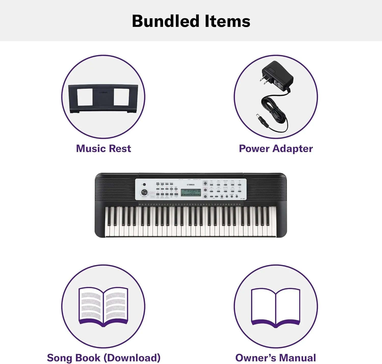 Yamaha YPT-280 61-Key Portable Keyboard
